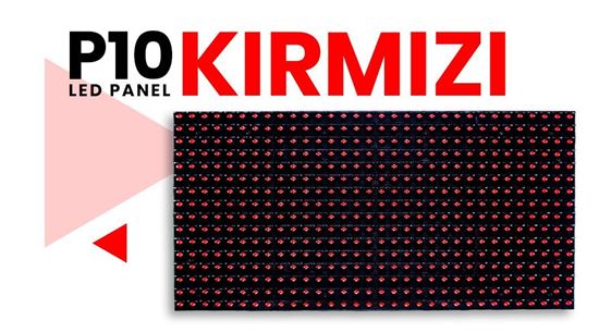 KIRMIZI P10 PANEL