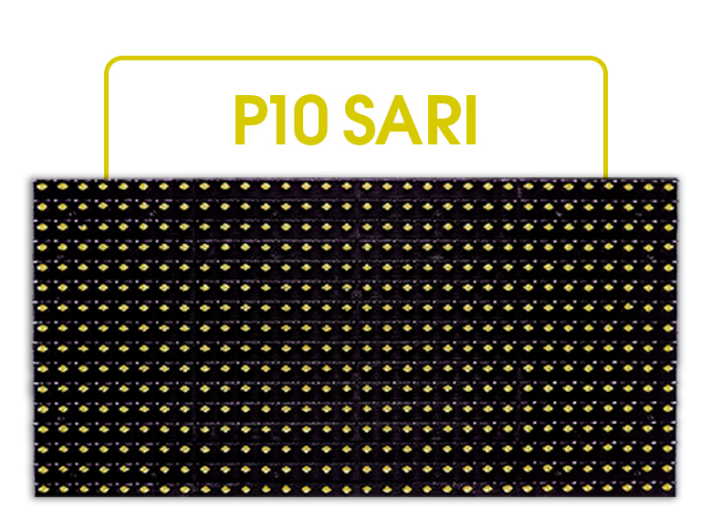 SARI RENK P10 PANEL