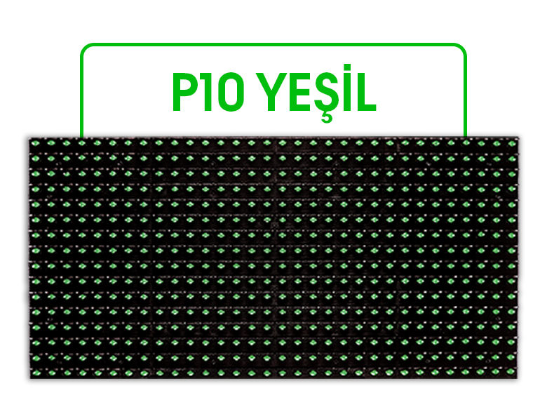 YEŞİL RENK P10 PANEL